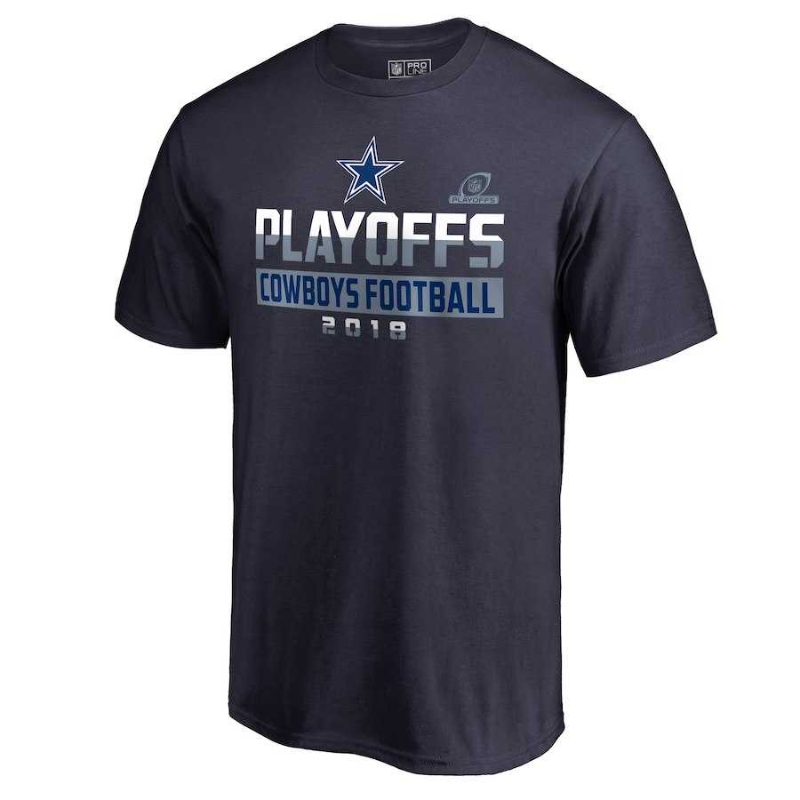 Men's Cowboys Navy 2018 NFL Playoffs Cowboys Football 2018 T-Shirt,We sell and wholesale Men's Cowboys Navy 2018 NFL Playoffs Cowboys Football 2018 T-Shirt on line form chian!